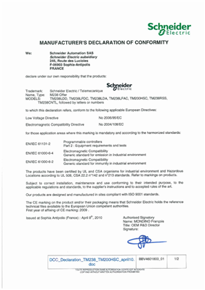 DCC Certification M238